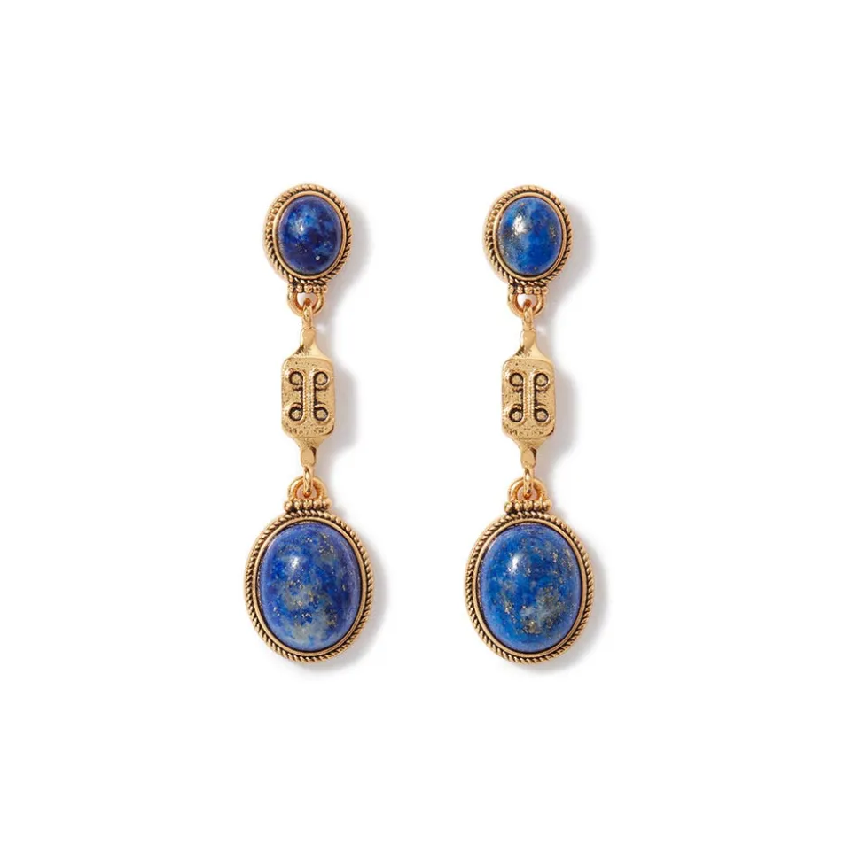 The Metropolitan Museum of Art Jewelry Sets*Ancient Gems Multistone Statement Necklace And Triple-Drop Lapis Earrings Set