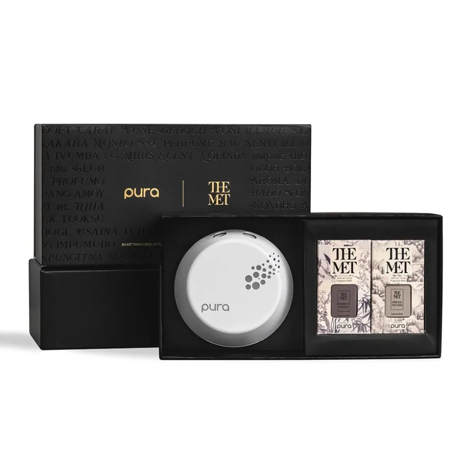 The Metropolitan Museum of Art Decorative Accents*Pura Spiced Woods And Bamboo Forest Fragrance Set With Diffuser