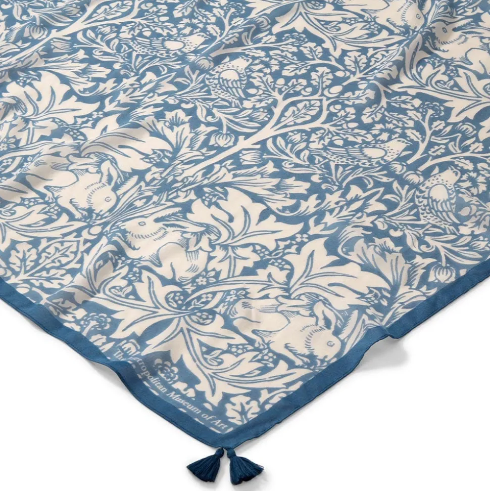 The Metropolitan Museum of Art Scarves & Wraps*William Morris Brother Rabbit Oversize Oblong Scarf