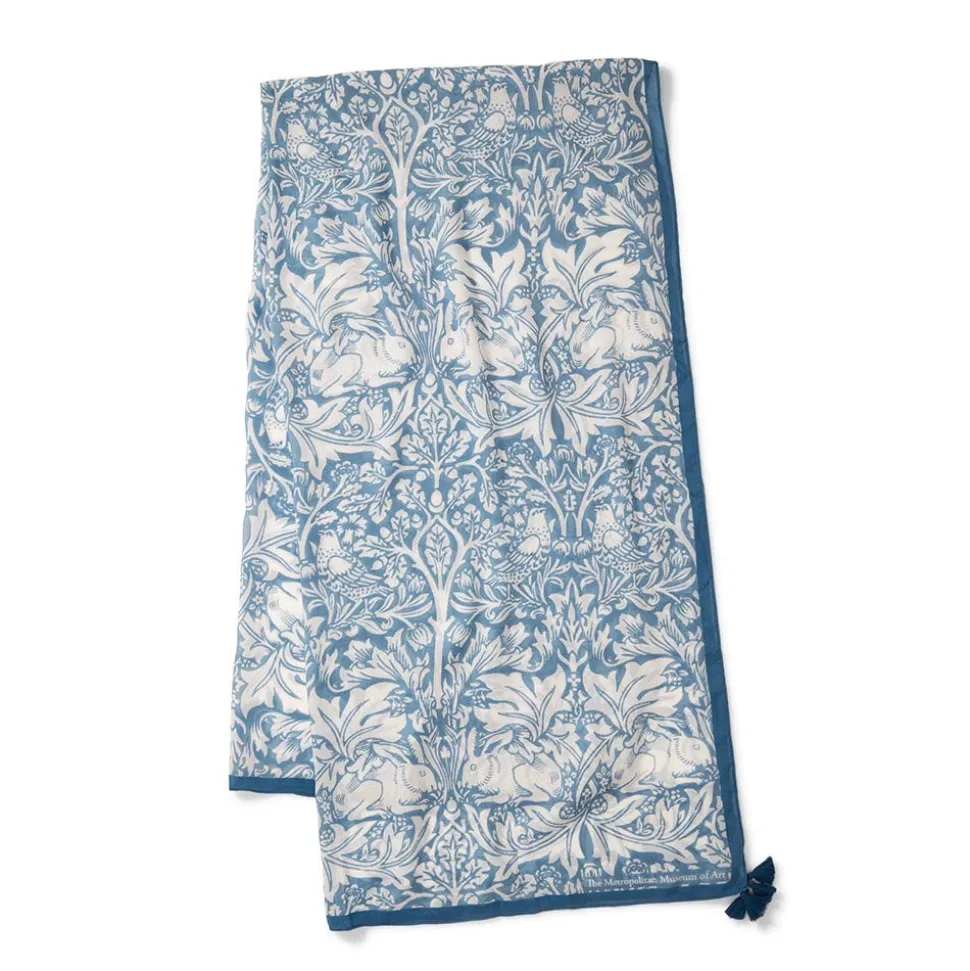 The Metropolitan Museum of Art Scarves & Wraps*William Morris Brother Rabbit Oversize Oblong Scarf